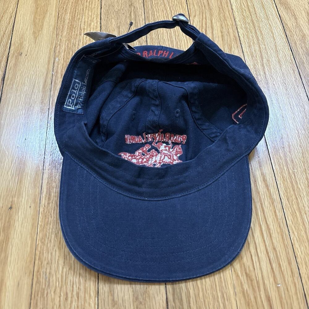 NWT Polo Ralph Lauren Navy Blue #3 Double Pony Hat Mercer Classic New York - Picture 10 of 11